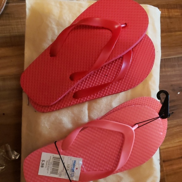 red flip flops walmart
